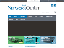 Tablet Screenshot of networkoutlet.com
